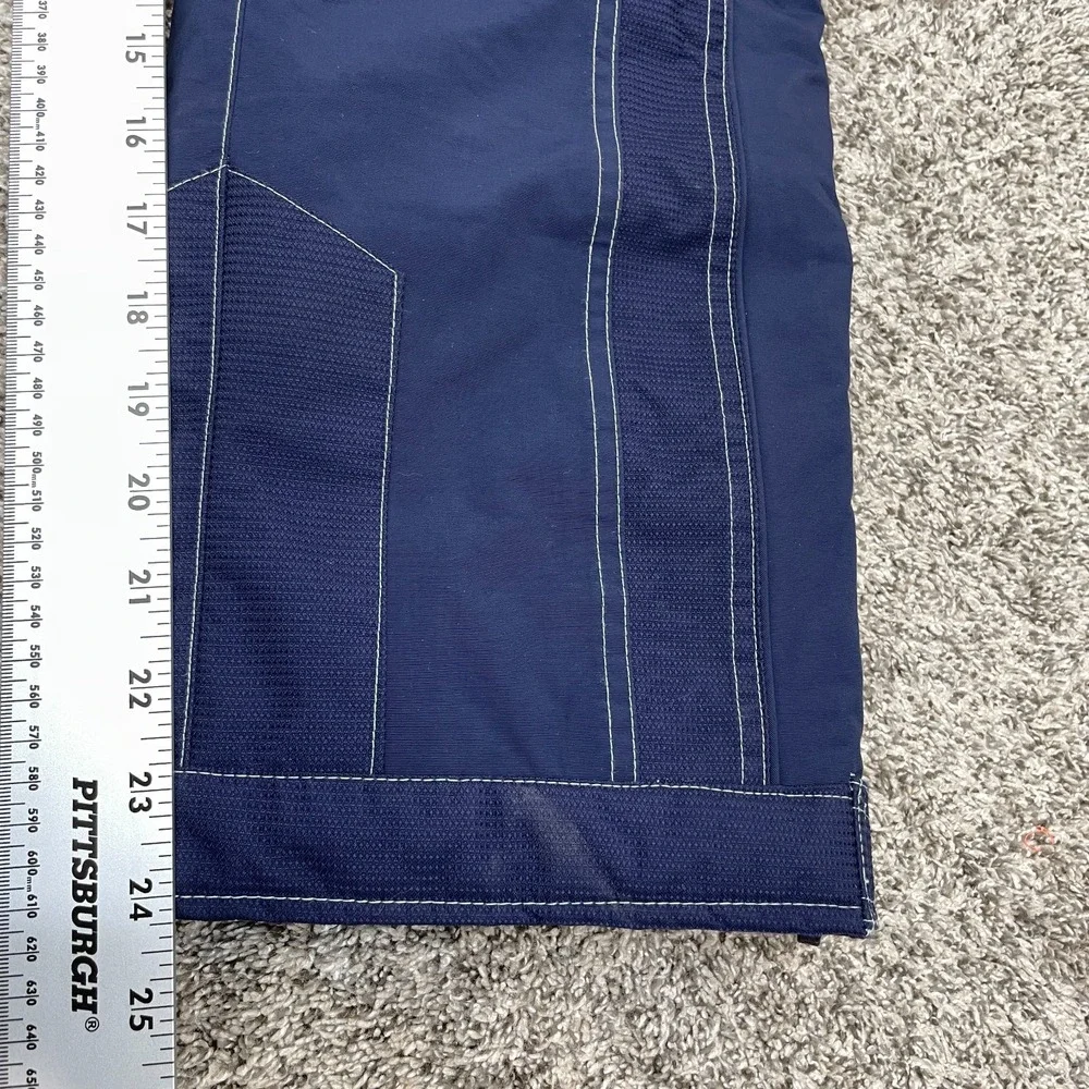 LL‎ Bean Snow Pants Kids Size 10 Insulated Ski Outdoor Nylon Blue Adjustable